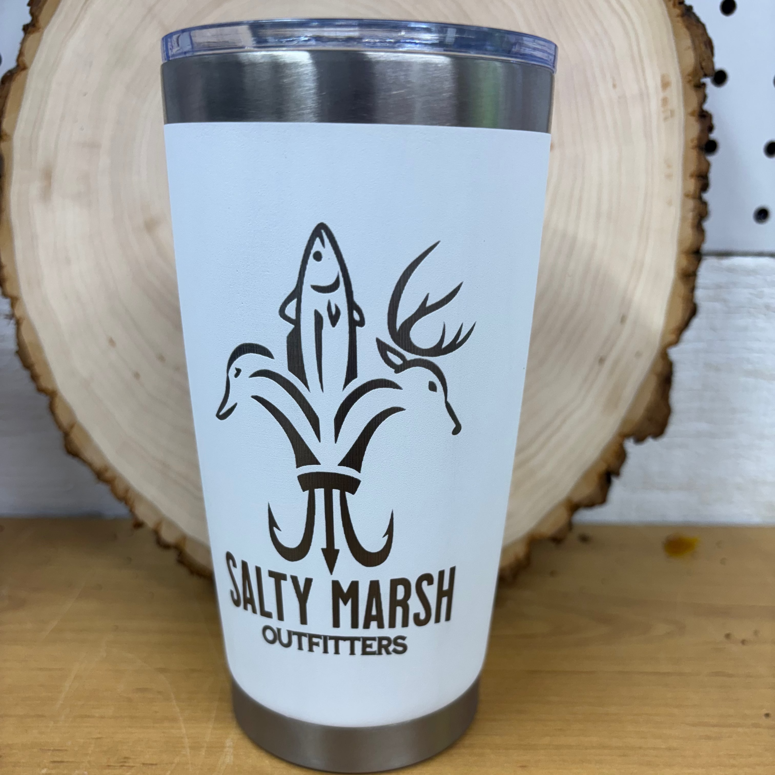 White 20oz Hook Tumbler