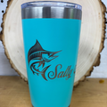 Teal  20oz Marlin Tumbler