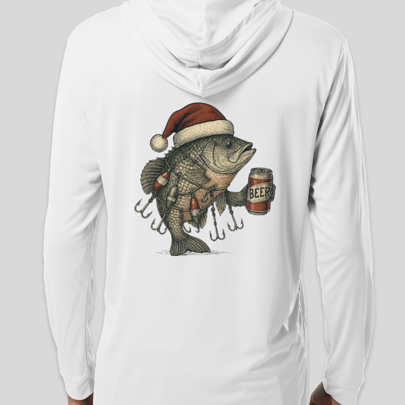 White Fishmas Pullover