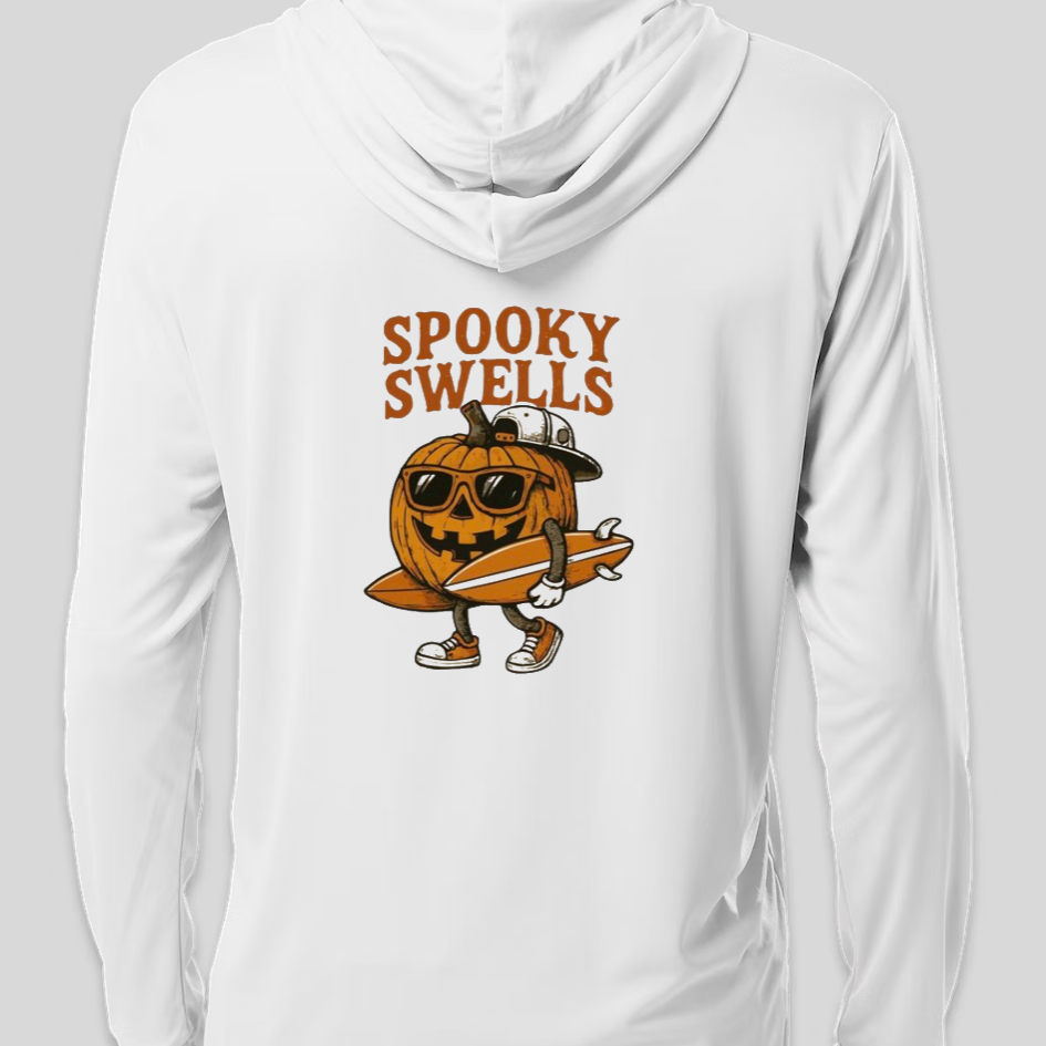 Spooky Swells White Pull Over